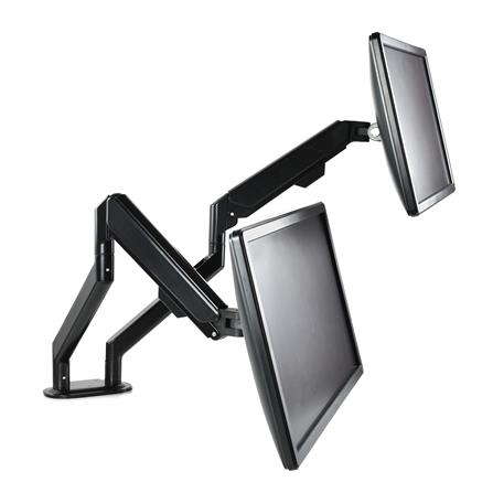 แขนจับจอมอนิเตอร์แบบจอคู่ BEWELL EA07 สีดำ_1