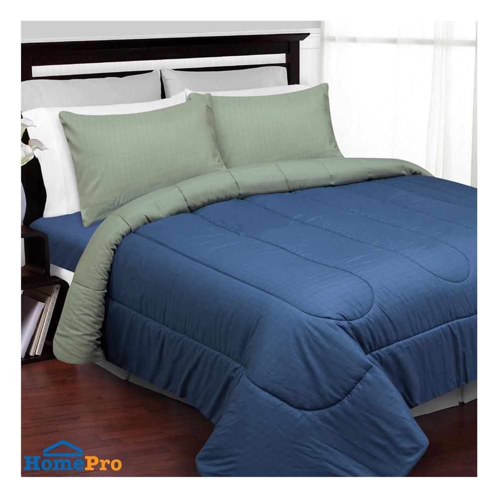 ผ้านวม SLUMBERLAND STAMFORD 70X90 นิ้ว สี BLUE/GREEN
