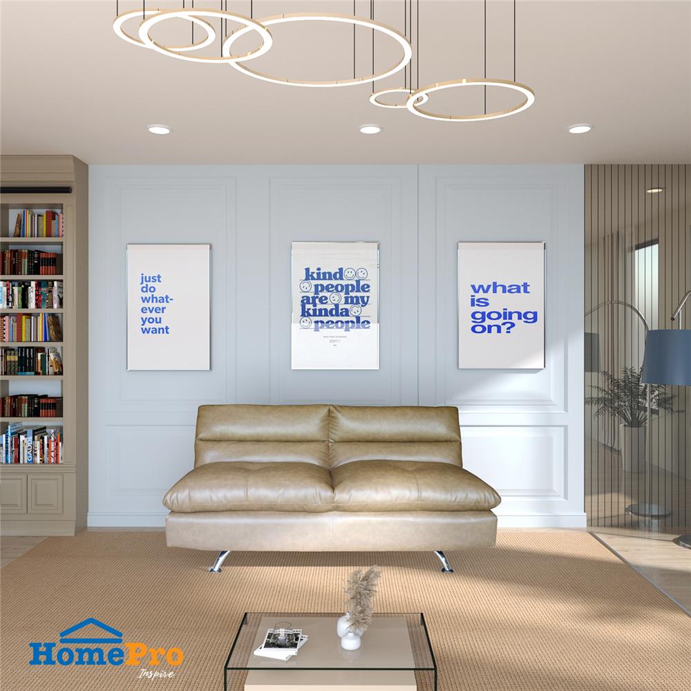 โซฟาเบด FURDINI ROLANDA PU สีน้ำตาลอ่อน