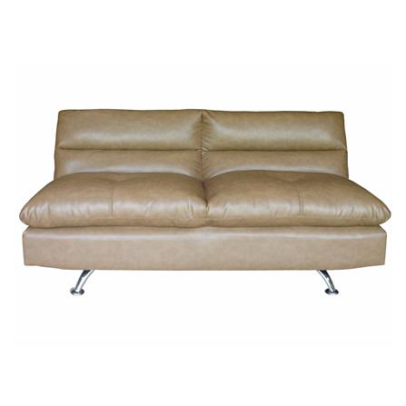 โซฟาเบด FURDINI ROLANDA PU สีน้ำตาลอ่อน_1