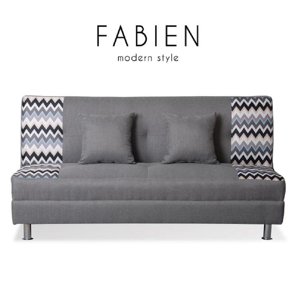 โซฟาเบด AS FURNITURE FABIEN ผ้า สีเทา