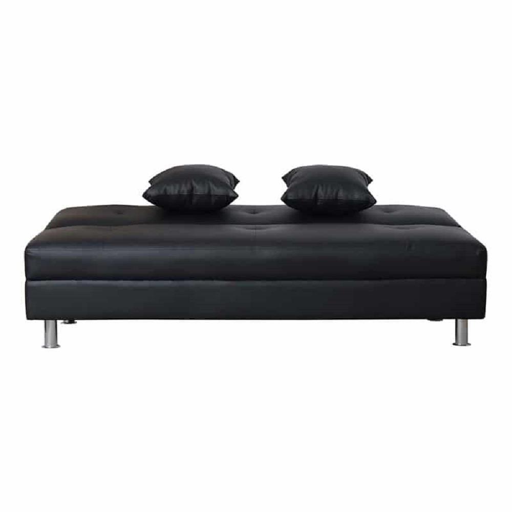 โซฟาเบด AS FURNITURE FABIEN PVC สีดำ