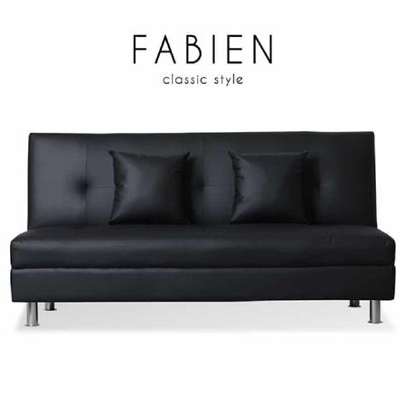 โซฟาเบด AS FURNITURE FABIEN PVC สีดำ_3