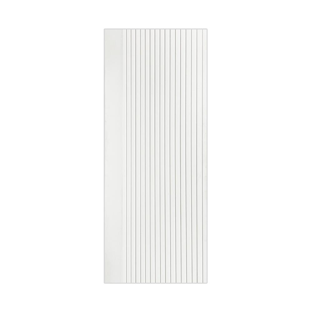 ประตูภายใน PS ไม่เจาะลูกบิด LINEDEKOR LV121 80x200 ซม. สีขาว