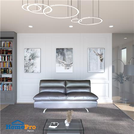 โซฟาเบด FURDINI ROLANDA PU สีน้ำตาลเข้ม_3