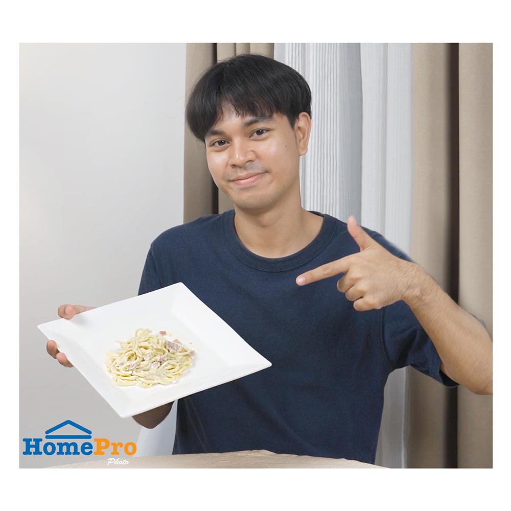 จานเหลี่ยม PORCELAIN 10.5 นิ้ว KECH SNOW