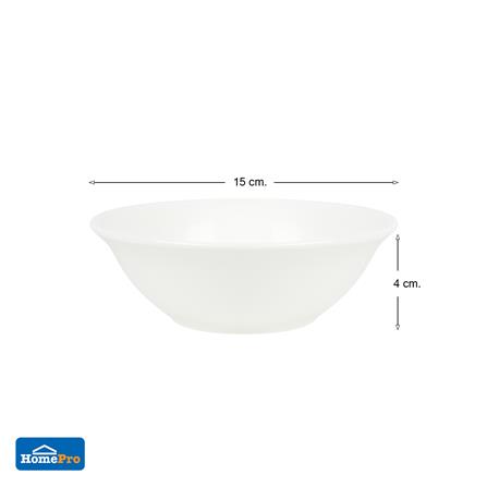 ชาม PORCELAIN 6 นิ้ว KECH SNOW_6