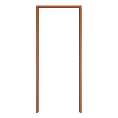 วงกบไม้เนื้อแข็งย้อมสี N999 80X200 ซม. สีธรรมชาติ_1