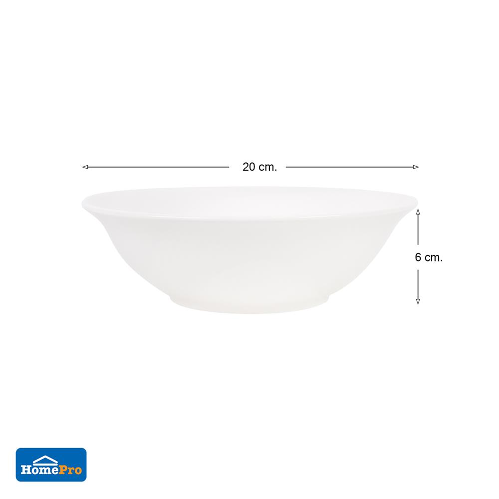 ชาม PORCELAIN 8 นิ้ว KECH SNOW