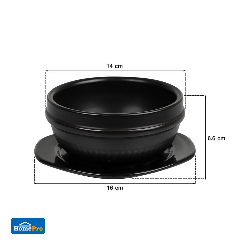 ชามพร้อมที่รองเซรามิก 5.5 นิ้ว KECH KOREA BOWL