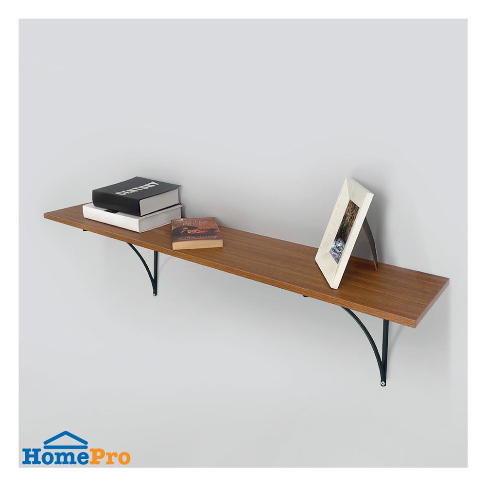 แผ่นชั้นไม้เมลามีน STACKO 120X24X1.6 ซม. ASIAN TEAK