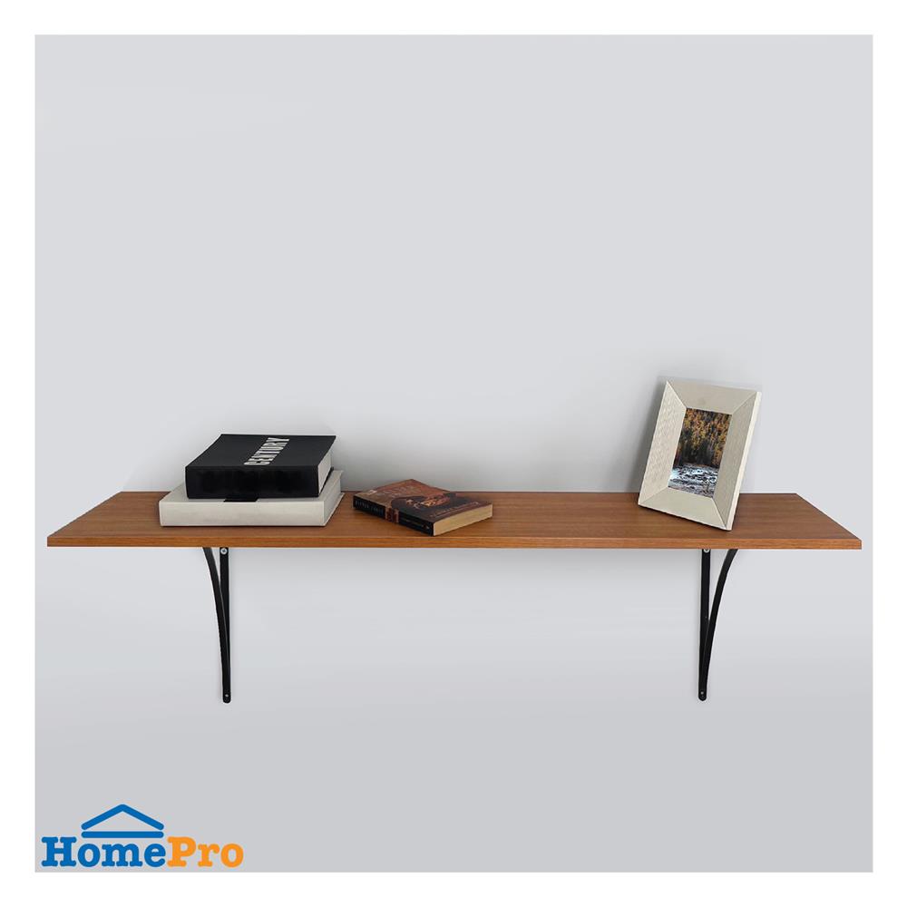 แผ่นชั้นไม้เมลามีน STACKO 120X24X1.6 ซม. ASIAN TEAK