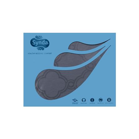 ชุดผ้าปูที่นอน 5 ฟุต 3 ชิ้น SYNDA PATIOLA สี GREY_3