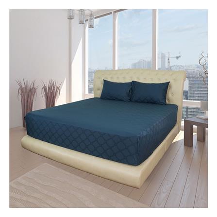 ชุดผ้าปูที่นอน 5 ฟุต 3 ชิ้น SYNDA PATIOLA สี GREEN