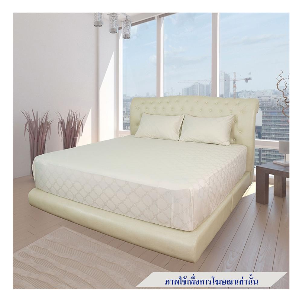 ชุดผ้าปูที่นอน 3.5 ฟุต 2 ชิ้น SYNDA PATIOLA สี CREAM