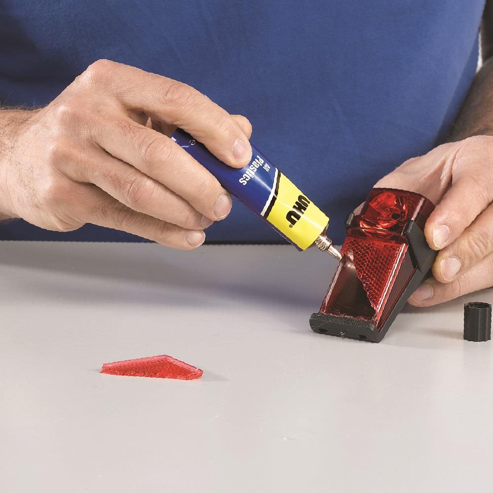 กาวติดพลาสติก UHU 33 มล. สีใส