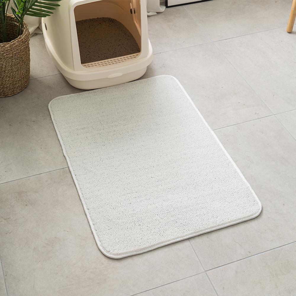 พรมดักทรายแมว DFANG DFB91C 60X90 ซม. สีขาว