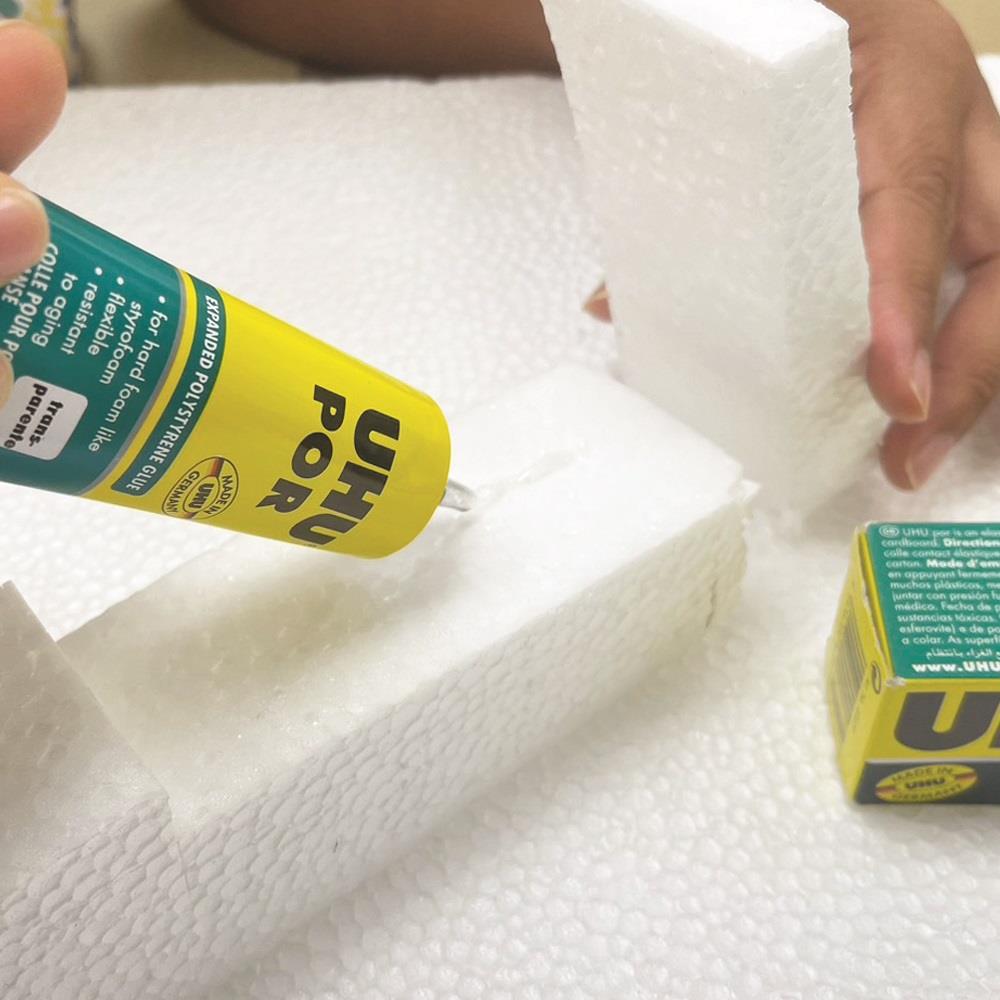 กาวติดโฟม UHU POR 50 มล. สีใส