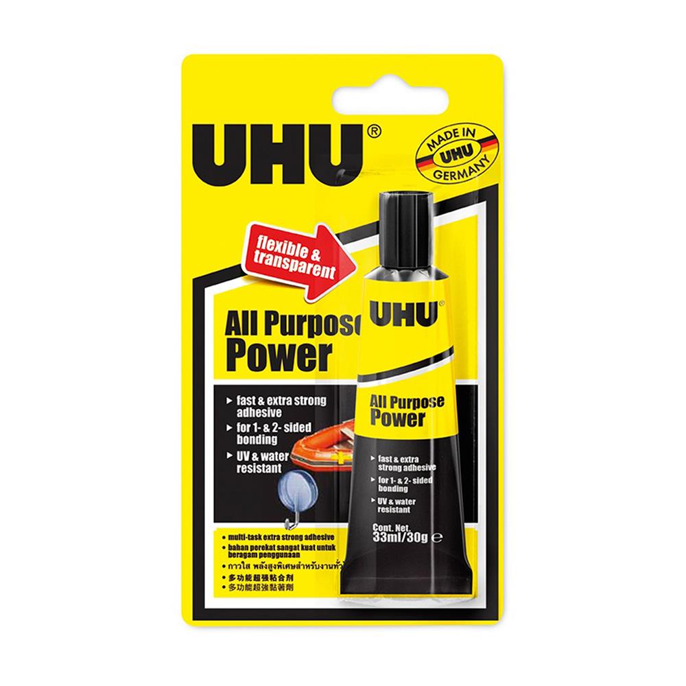 กาวยาง UHU 33 มล. สีใส