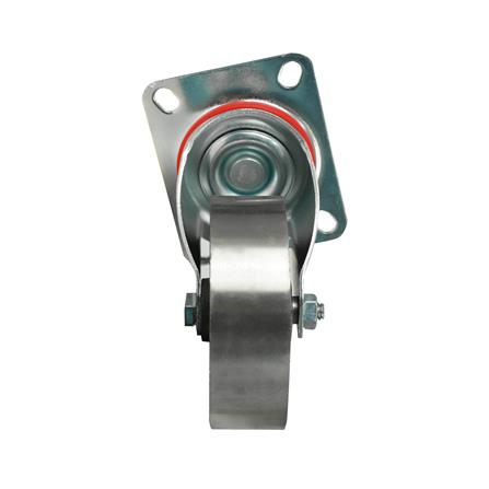 ลูกล้อเหล็ก DEXZON แป้นหมุน ไม่มีเบรก 3 นิ้ว สีเทา_2