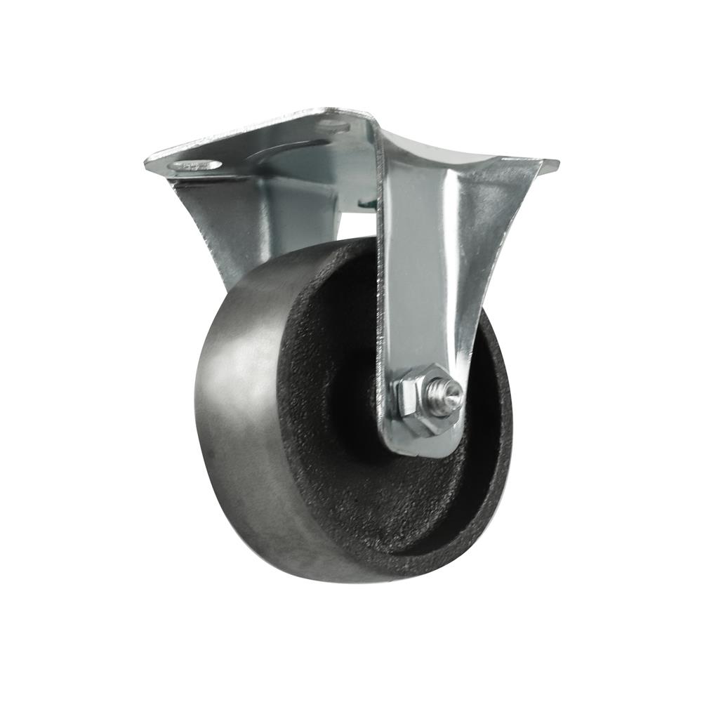 ลูกล้อเหล็ก DEXZON แป้นตาย ไม่มีเบรก 3 นิ้ว สีเทา