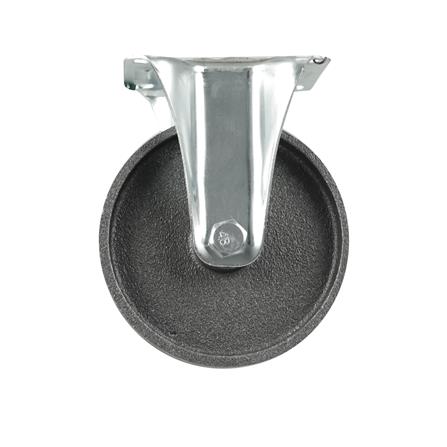 ลูกล้อเหล็ก DEXZON แป้นตาย ไม่มีเบรก 4 นิ้ว สีเทา_0