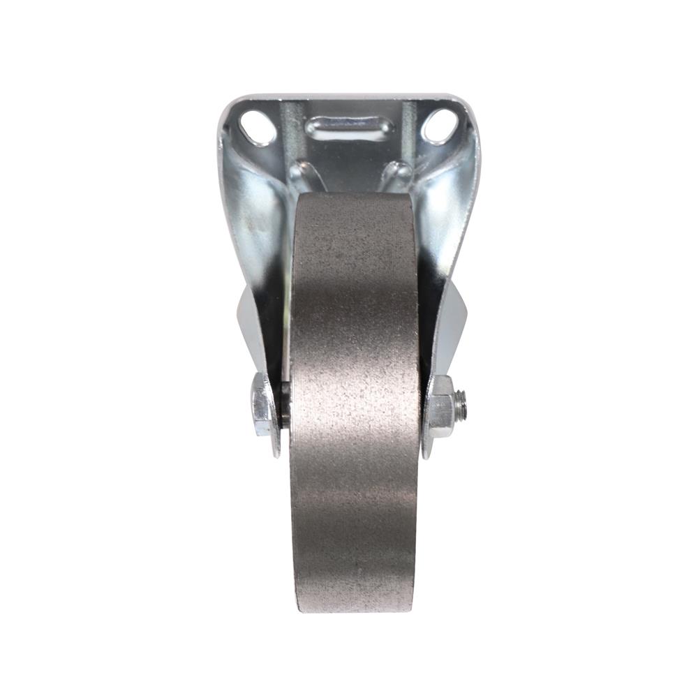 ลูกล้อเหล็ก DEXZON แป้นตาย ไม่มีเบรก 5 นิ้ว สีเทา