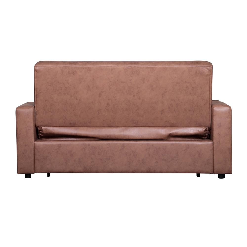 โซฟาเบด AS FURNITURE THANOS PU สีน้ำตาลอ่อน