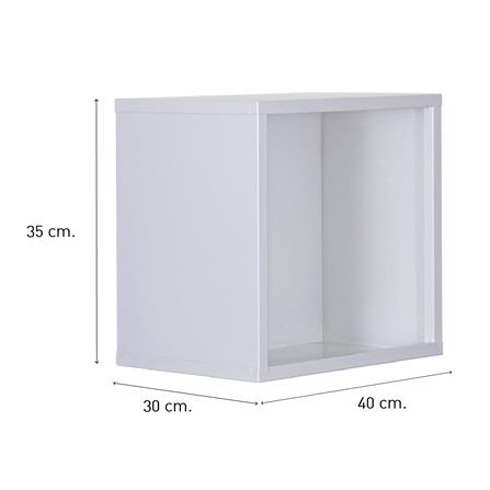 ตู้แขวนผนังเหล็ก KIOSK HO-40 WH สีขาว_3