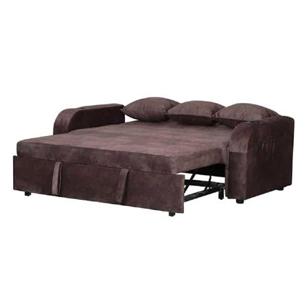 โซฟาเบด AS FURNITURE THANOS ผ้า สีน้ำตาล_2