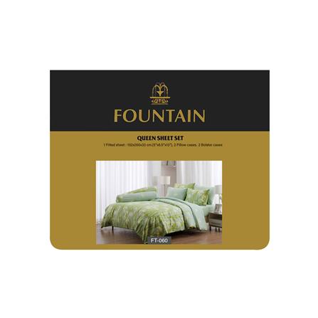 ชุดผ้าปูที่นอน 5 ฟุต 5 ชิ้น FOUNTAIN PRINTED 70107-FT060_3