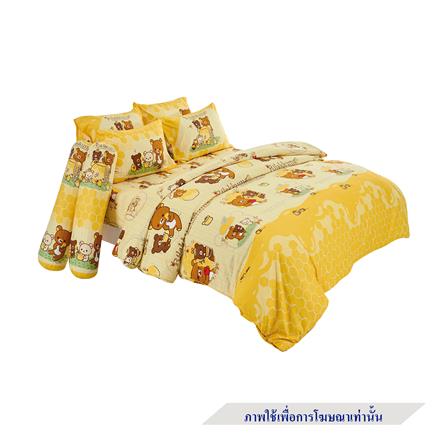 ชุดผ้าปูที่นอน 6 ฟุต 5 ชิ้น FOUNTAIN RILAKKUMA 70106-FTC122
