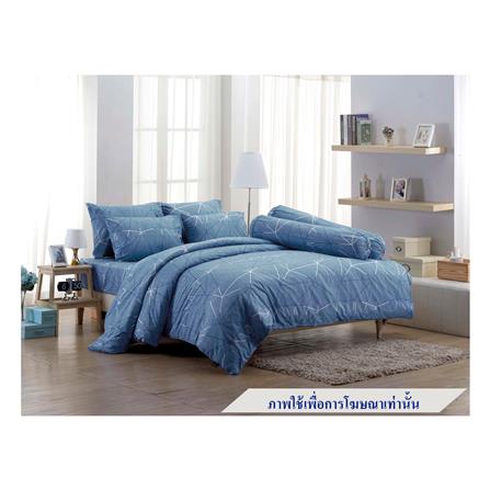 ชุดผ้าปูที่นอน 6 ฟุต 5 ชิ้น FOUNTAIN PRINTED 70106-FT049