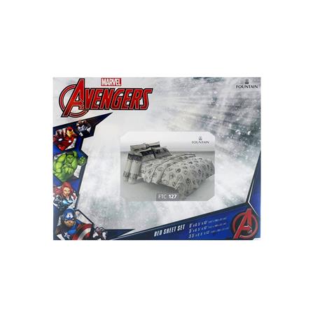 ชุดผ้าปูที่นอน 6 ฟุต 5 ชิ้น FOUNTAIN AVENGERS 70106-FTC127_3