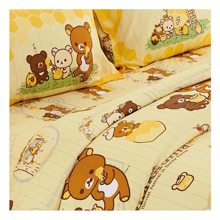 ชุดผ้าปูที่นอน 3.5 ฟุต 3 ชิ้น FOUNTAIN RILAKKUMA 70105-FTC122_1