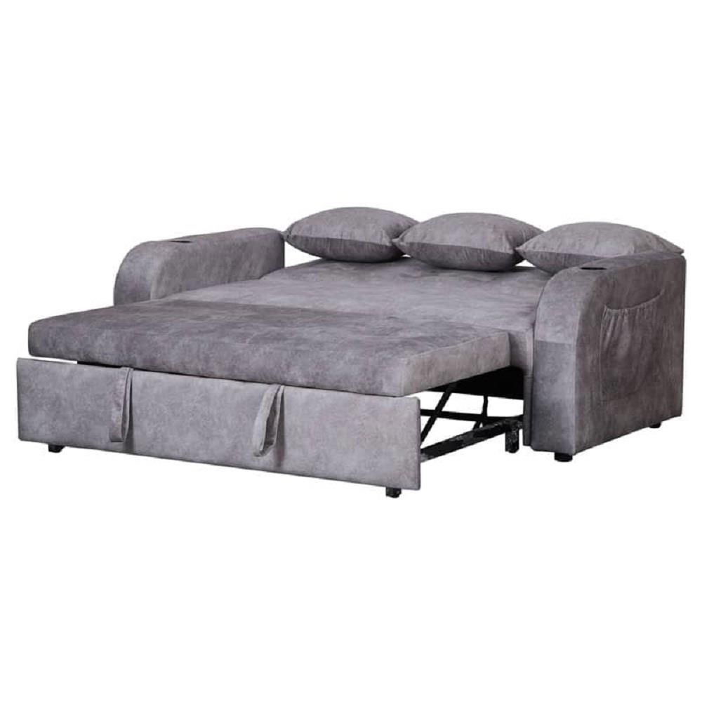 โซฟาเบด AS FURNITURE THANOS ผ้า สีเทา