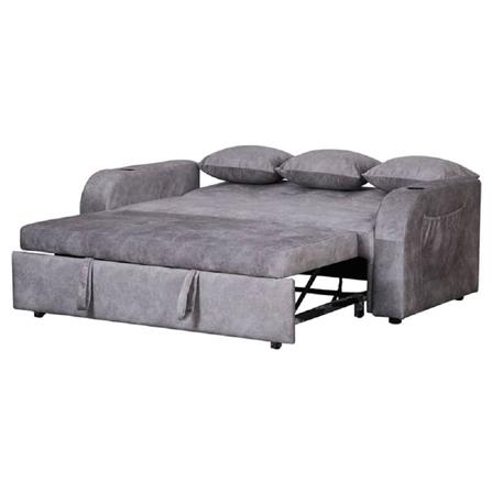 โซฟาเบด AS FURNITURE THANOS ผ้า สีเทา_2