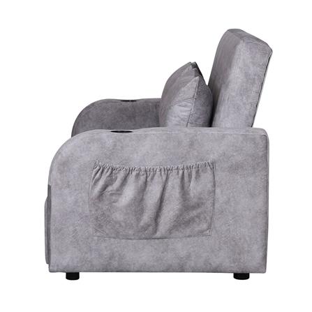 โซฟาเบด AS FURNITURE THANOS ผ้า สีเทา_3