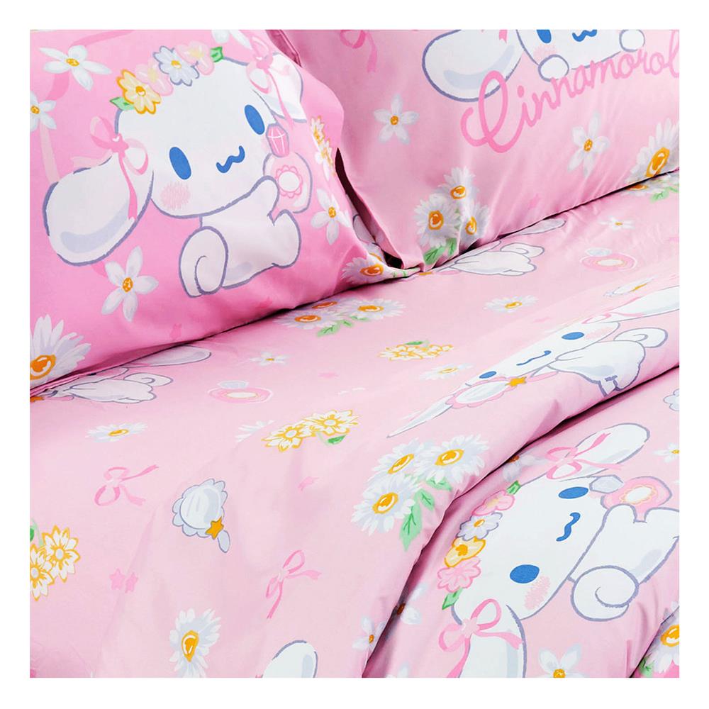 ชุดผ้าปูที่นอน 3.5 ฟุต 3 ชิ้น FOUNTAIN CINNAMOROLL 70105-FTC123