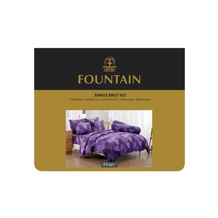 ชุดผ้าปูที่นอน 3.5 ฟุต 3 ชิ้น FOUNTAIN PRINTED 70105-FT071_3