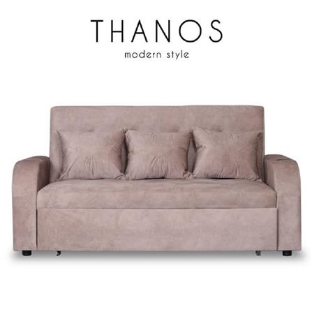 โซฟาเบด AS FURNITURE THANOS ผ้า สีครีม_5