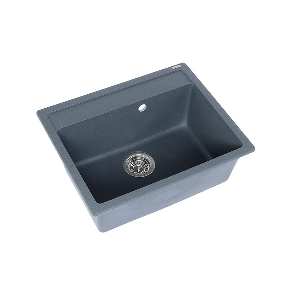 ซิงค์ฝัง 1 หลุม TECNOPLUS GIN 584621 สีเทา