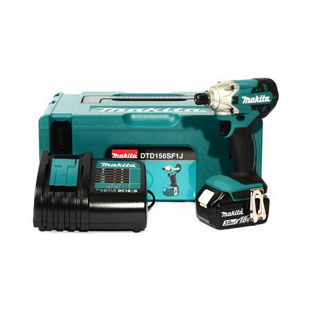 สว่านไขควงไร้สาย (พร้อมแบตเตอรี่) MAKITA M011-DTD156SF1J 1/4 นิ้ว 18 โวลต์_0