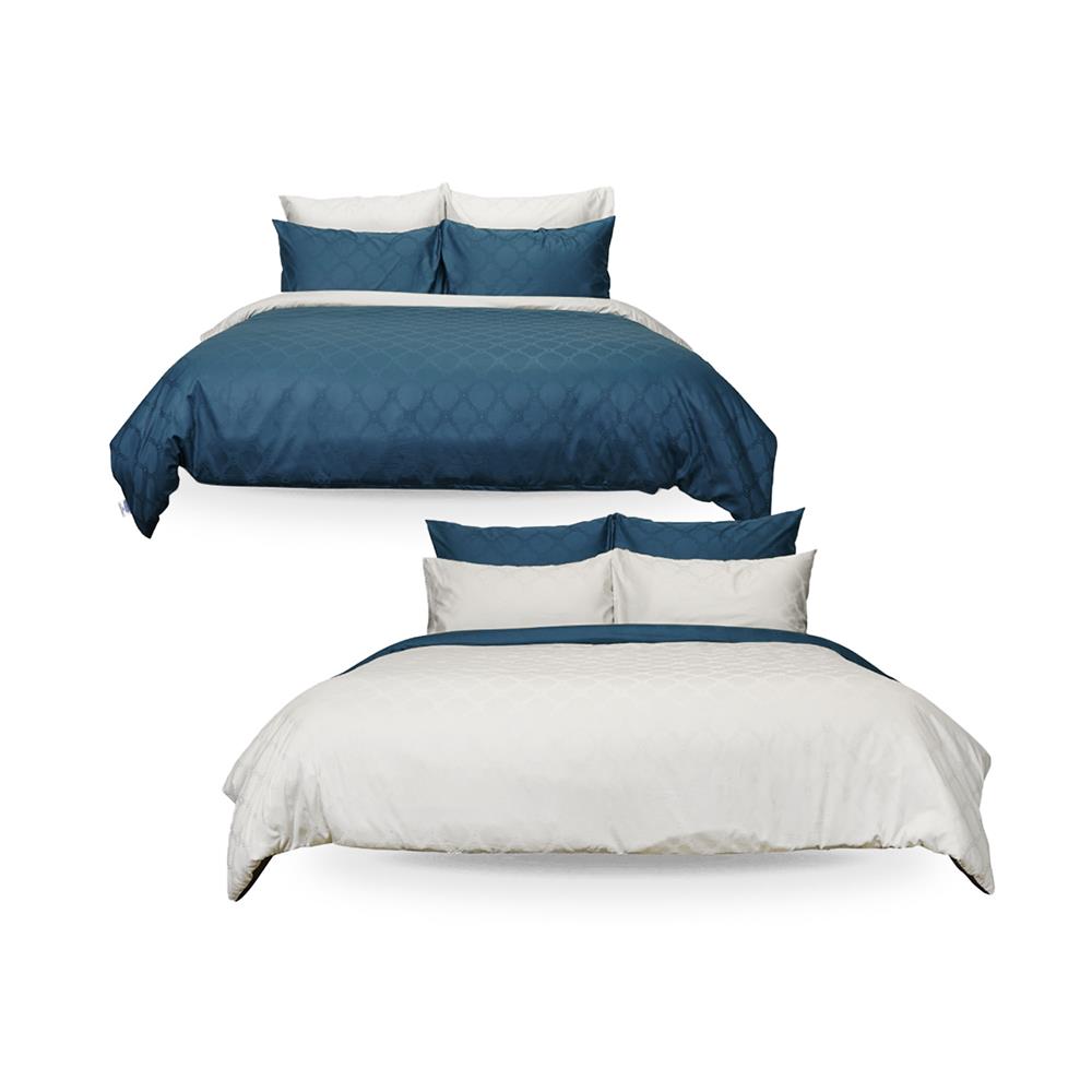 ปลอกผ้านวม SYNDA PATIOLA 100X90 นิ้ว สี GREEN/CREAM