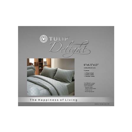ชุดผ้าปูที่นอน 6 ฟุต 5 ชิ้น TULIP DELIGHT 60056-DL535_3