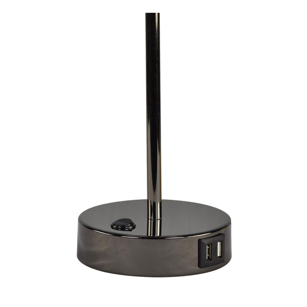 ไฟตั้งโต๊ะ CARINI LT91083 สีเทา/ดำ