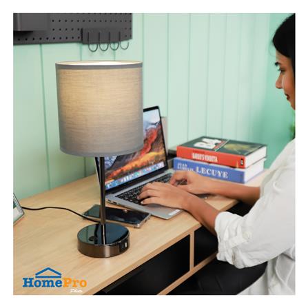 ไฟตั้งโต๊ะ CARINI LT91083 สีเทา/ดำ_5