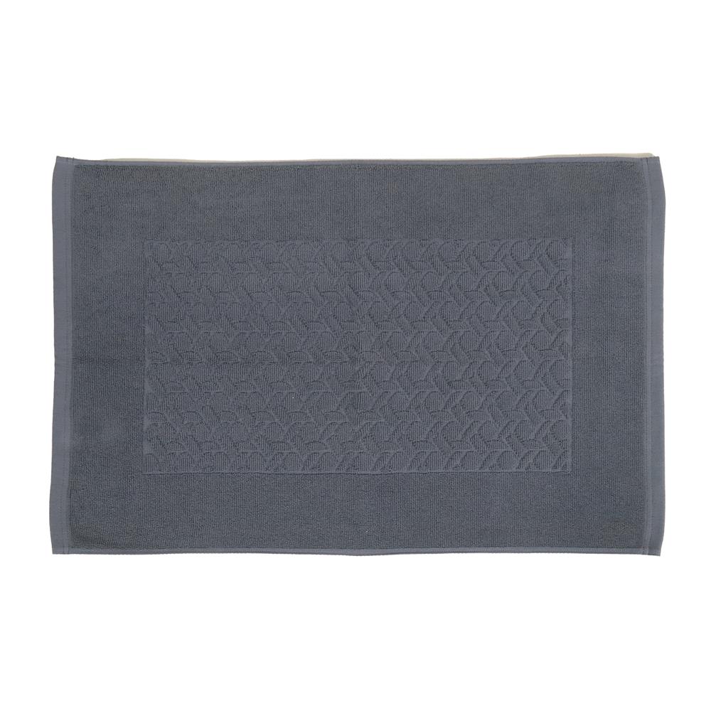 พรมขนหนู HOME LIVING STYLE BASKET 17X28 นิ้ว สีเทา_0