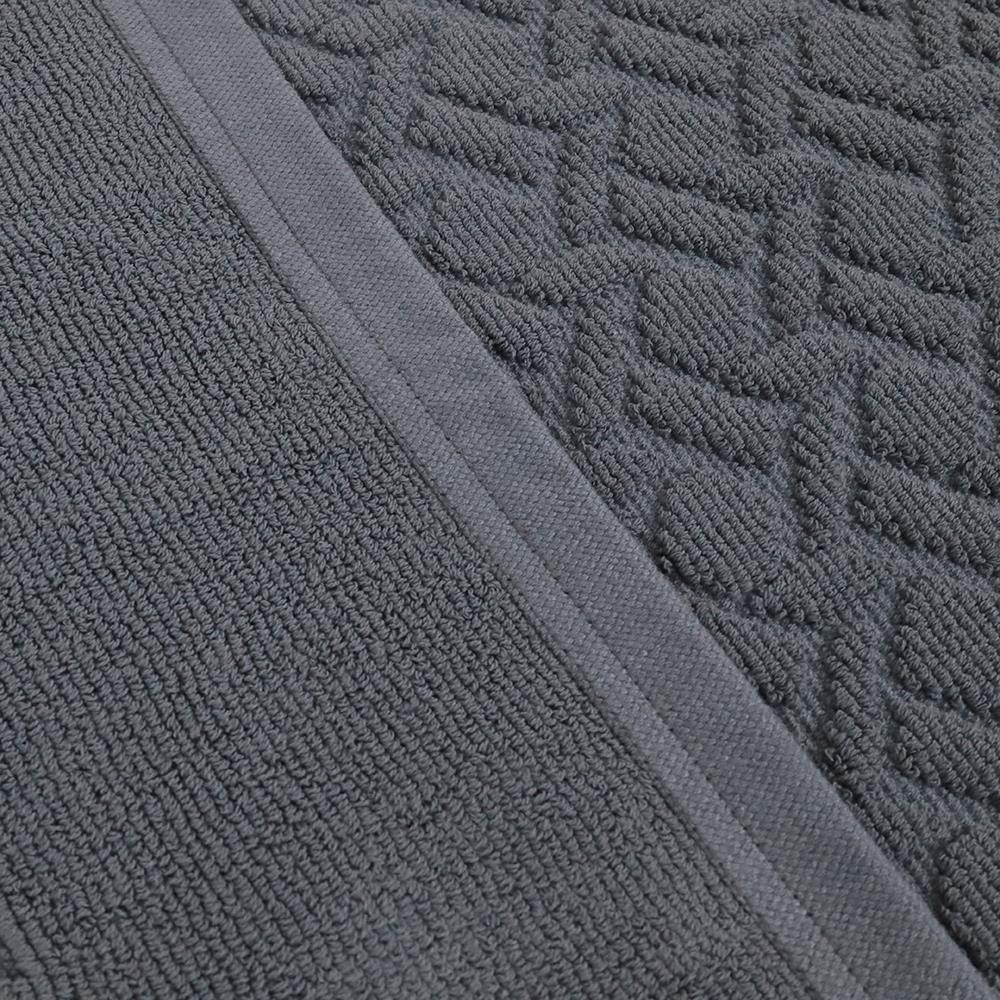 พรมขนหนู HOME LIVING STYLE BASKET 17X28 นิ้ว สีเทา