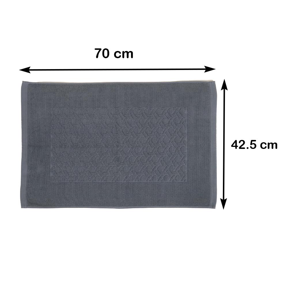 พรมขนหนู HOME LIVING STYLE BASKET 17X28 นิ้ว สีเทา